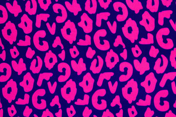 Viskose Webware, "Happy Leo" by Cherry Picking, pink, dunkelblau, Swafing, 0,5 m